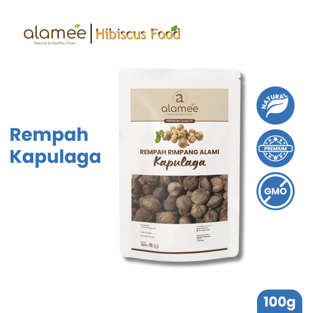 

ALAMEE Kapulaga Kering Lokal Cardamom Kapolaga Kapol Rempah Organik Bumbu Seasoning Masakan 100gr