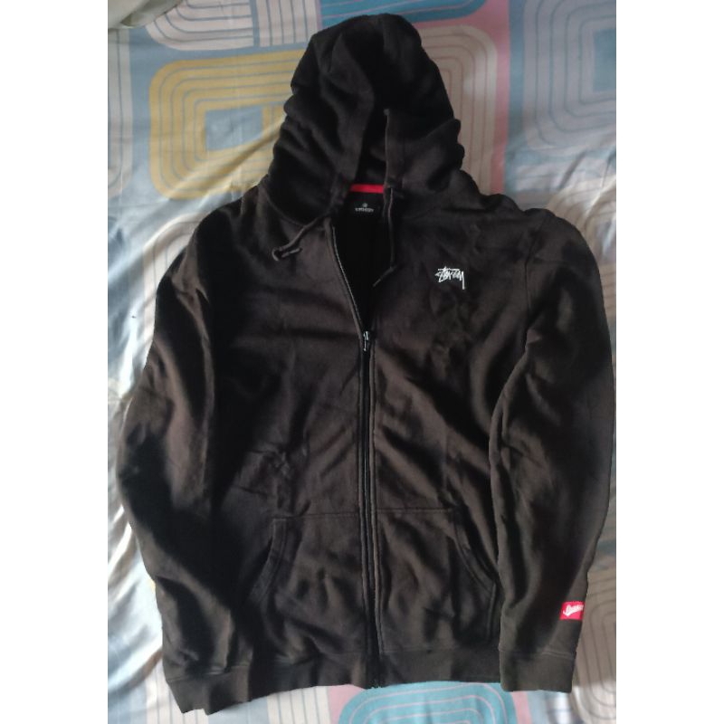 (ERC 90'S) H00DIE STUSSY LOGO BORDIR (Fake)/SECOND