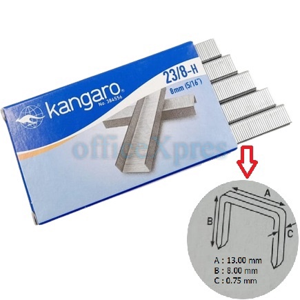 

Isi Stapler Staples Heavy Duty Staples 238128 Kangaro Refill Heavy Duty Stapler