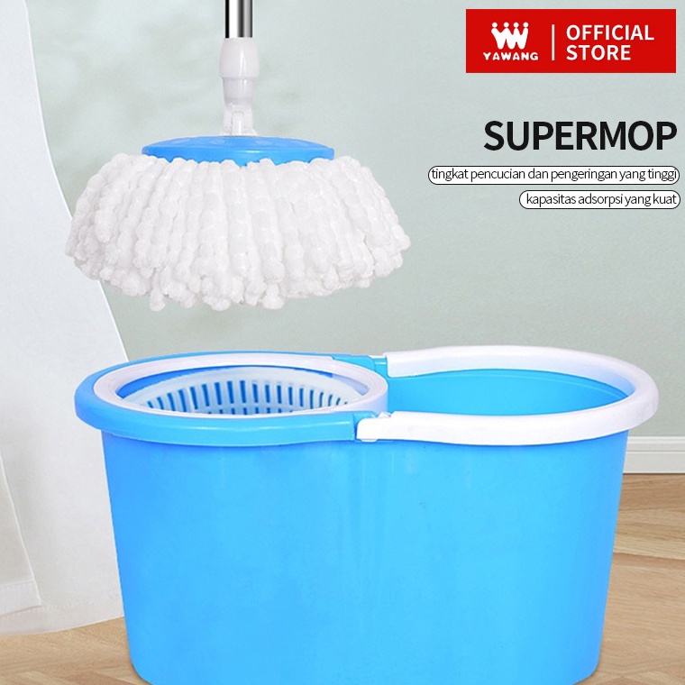 Hot Sell YAWANG Super MOP  Magic MOP Alat Pel Lantai 36  Alat Pel Otomatis  Spin Mop  Kain Pel Putar