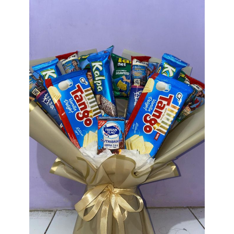 

Bucket Snack/ Buket Snack Susu/ Bucket Jajan / Buket Snack/ Buket Jajan / Hampers / Kado/ Buket Serba Biru