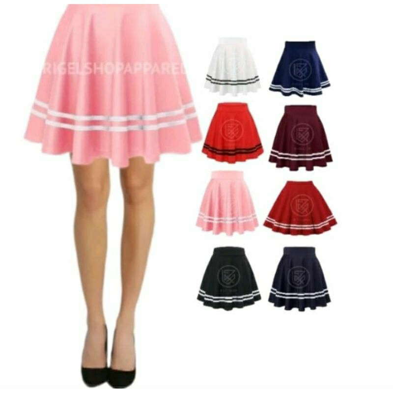 Rok wanita DEWASA, Rok pendek Rok payung Korean style