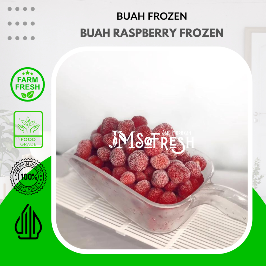 

[JM_SoFresh] Buah Raspberry Frozen 500 Gram