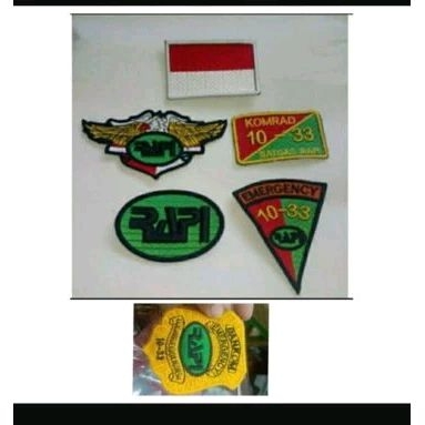 1 set logo rapi betge rapi loga bordir rapi full bordir