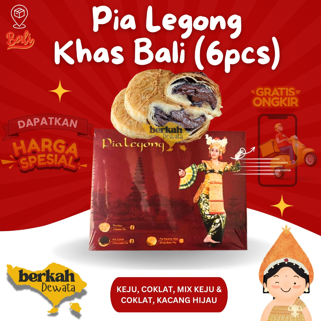 

Bakpia Pia Legong Asli Bali Oleh Oleh Khas Bali