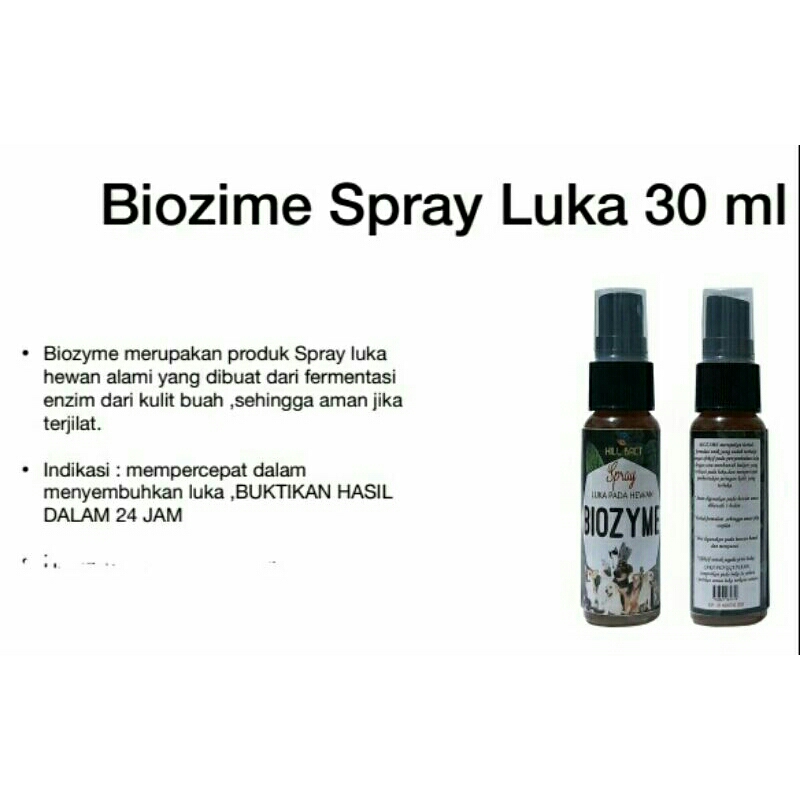 Biozyme obat spray luka dari Killbact