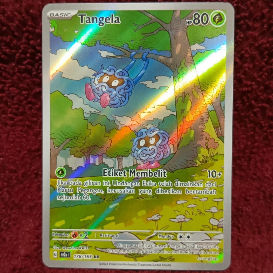 Tangela AR sv2a - Pokemon TCG Indonesia foil holo