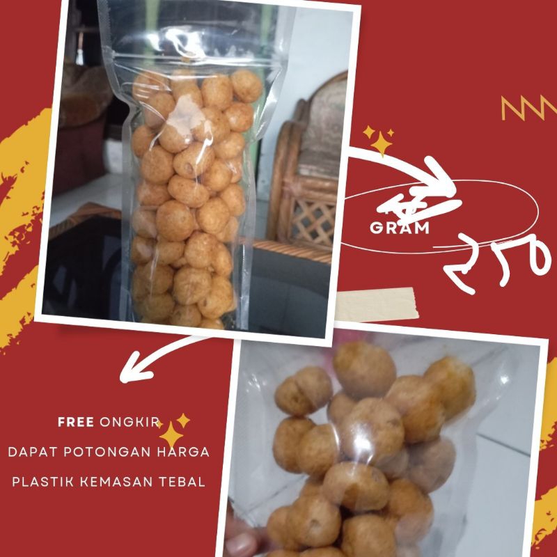 

amplang ikan tengiri 250g/KERUPUK ikan tENGIRI/kerupuk baso