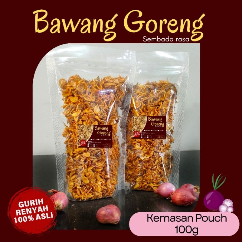 

Brambang Goreng / Bawang merah Goreng PREMIUM [ 100g, 250g, 500g ] bangor