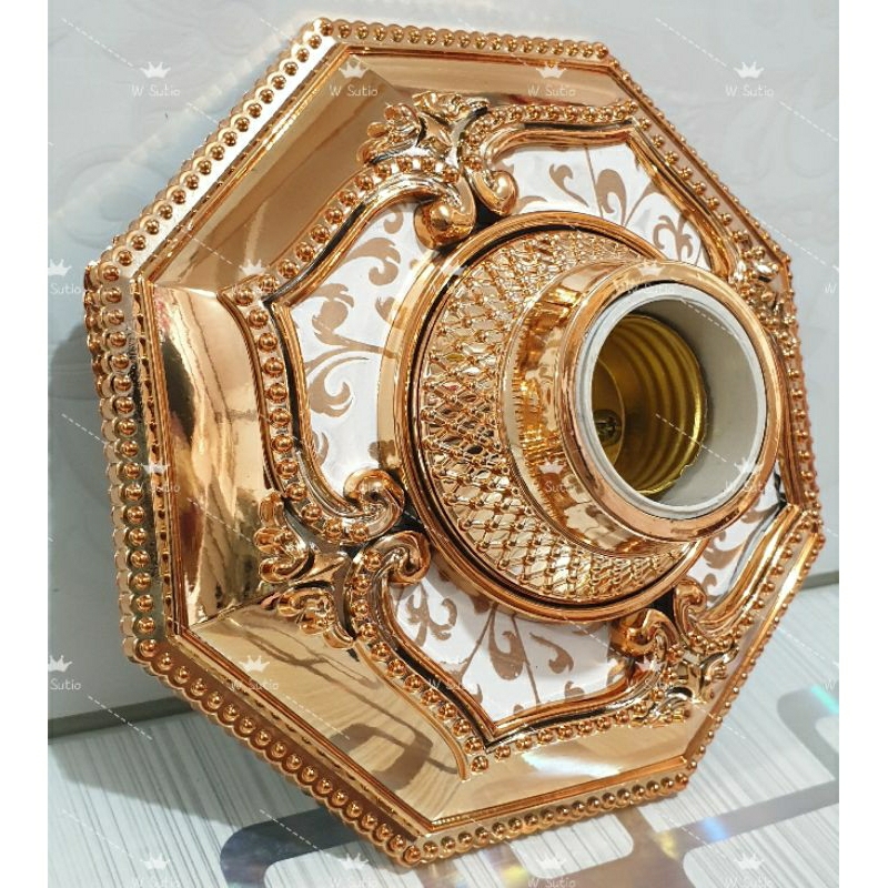 fitting lampu / fitting hias / fitting lampu pvc / fitting plafon