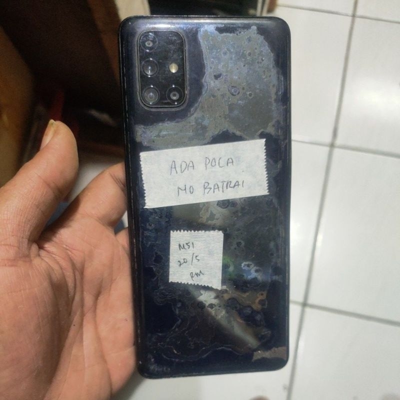 samsung m51 minus,lcd baca deskripsi