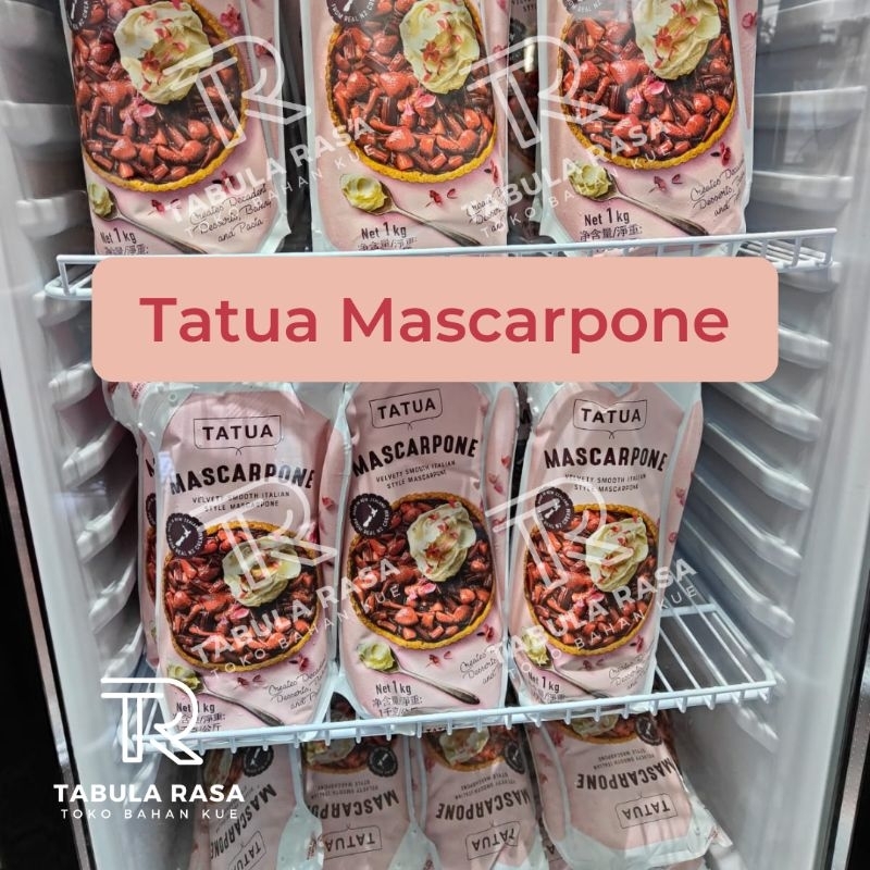 

Mascarpone cheese tatua tiramisu ready stock original packaging 1kg medan