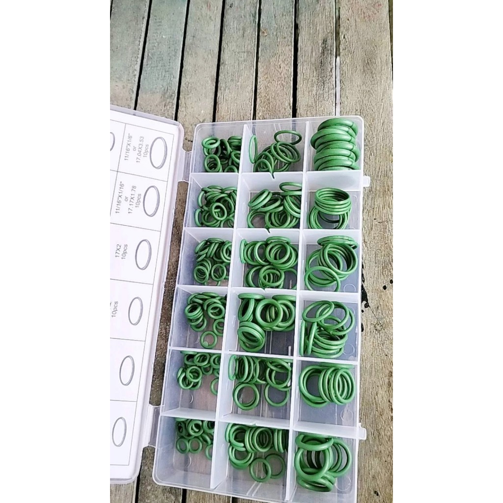 Karet Rubber O-Ring Seal Tightening Karet Sil HNBR NBR 270pcs