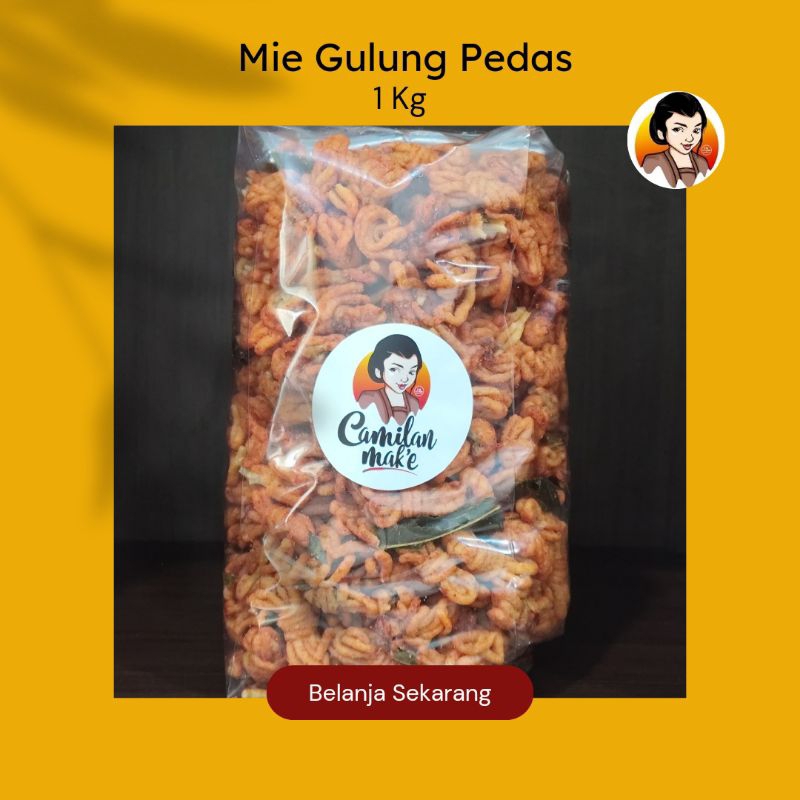 

MIE GULUNG PEDAS 1KG/ MIE PEDAS GULUNG/ JAJANAN PEDAS/ CAMILAN PEDAS/ SNACK KEMASAN