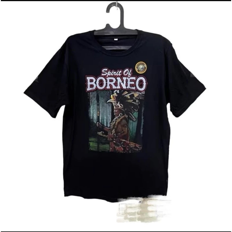 TSHIRT/KAOS SPIRIT OF BORNEO DAYAK