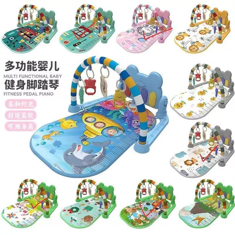 {JY} Playgym Mainan Bayi Playmate Musik Piano Baby Gym / Mainan Melatih Kaki Bayi Piano Gym