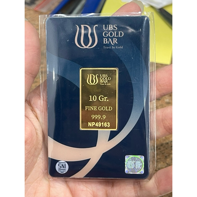 logam mulia 10gr fine gold UBS