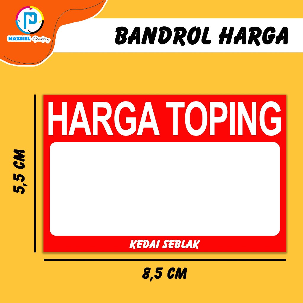

Bandrol Harga Toping Seblak Daftar Harga List Harga
