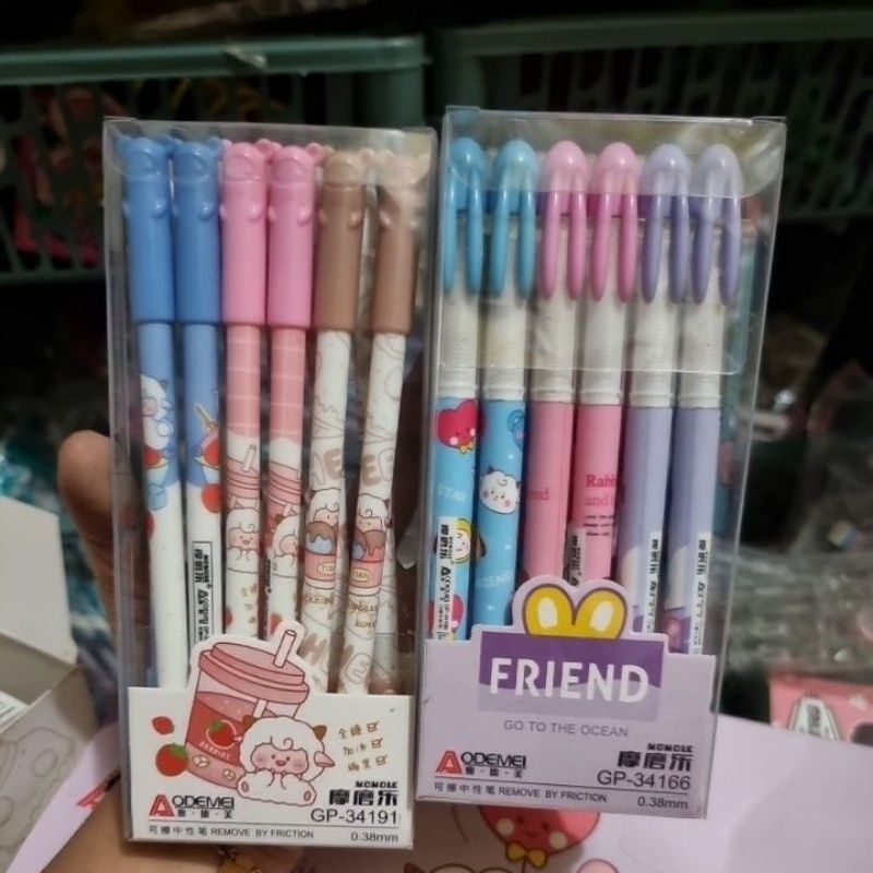 

Bulpen Bisa Dihapus Per Pack Isi 12pcs Random Grosir Pulpen Ballpoint Viral