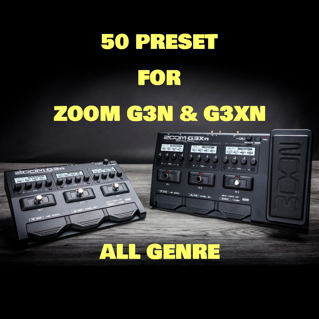 ZOOM G3N / G3XN Preset All Genre