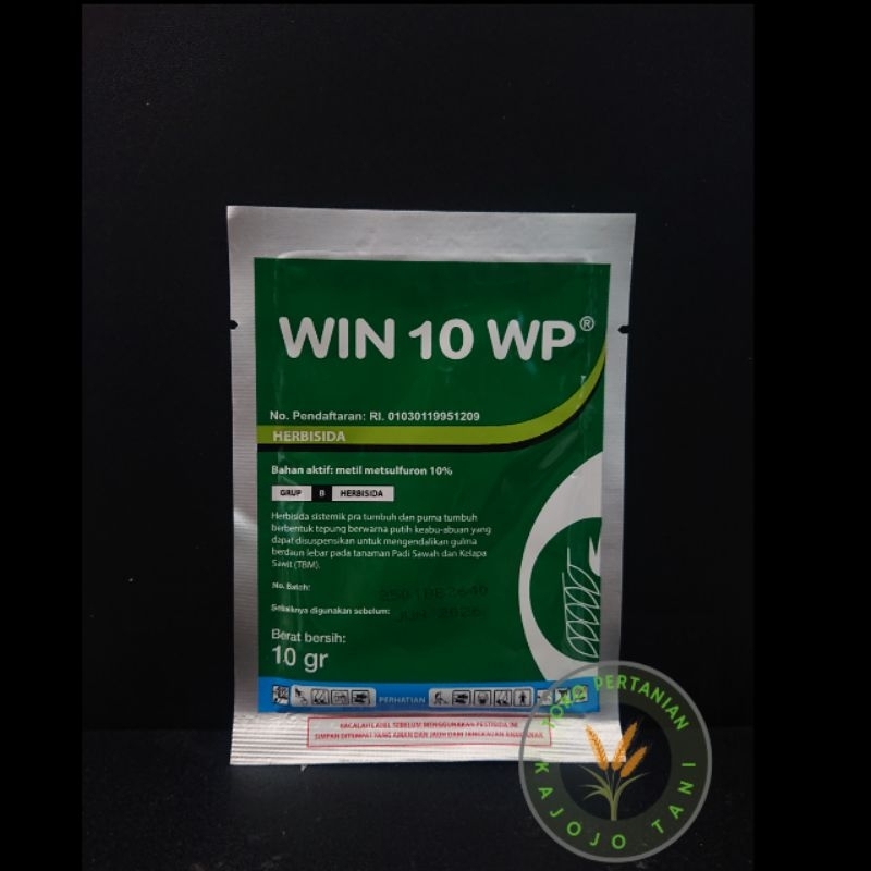 Herbisida peruntukan padi win 10WP