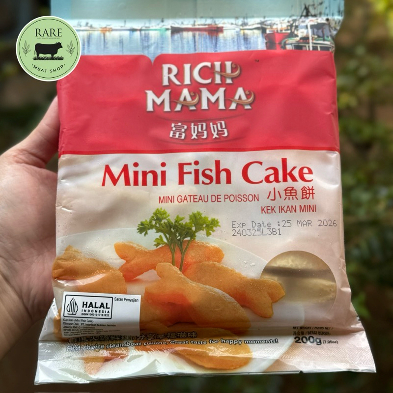 

RICH MAMA mini fish cake baso ikan mini halal 200gr