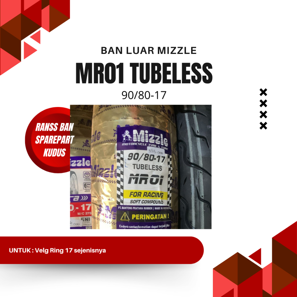 BAN LUAR MIZZLE MR01 90/80-17