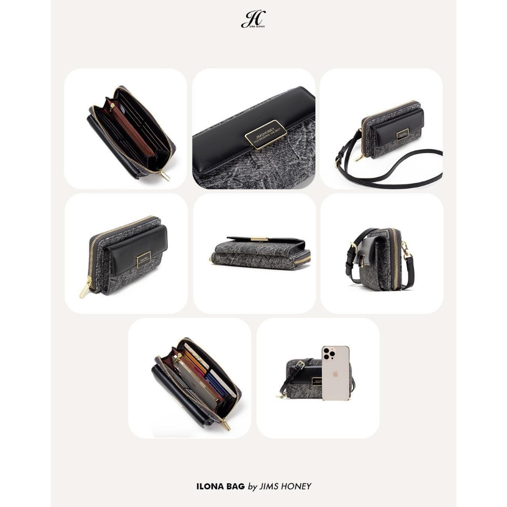 JIMS HONEY ILONA MINI BAG Tas Selempang Wanita Slingbag Cewek Jimshoney Trendy Elegan
