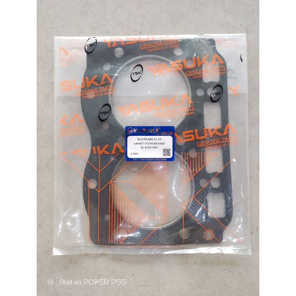 Gasket cylinder head SL 2105 ABG | Spareparts Mesin 2 cylnder SL 2105 ABG