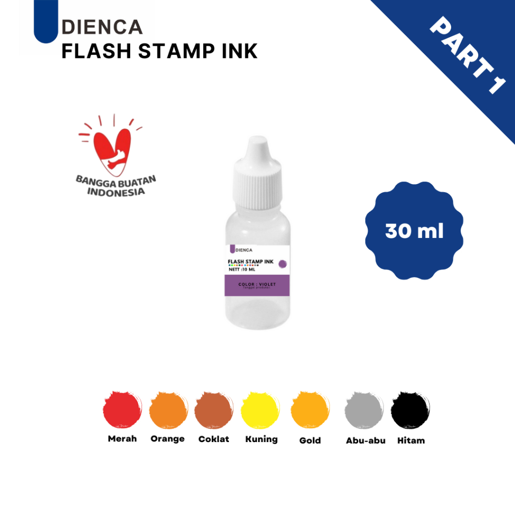 

Zyd Dienca Flash Stamp Ink - Tinta Stempel 30ml PART 1