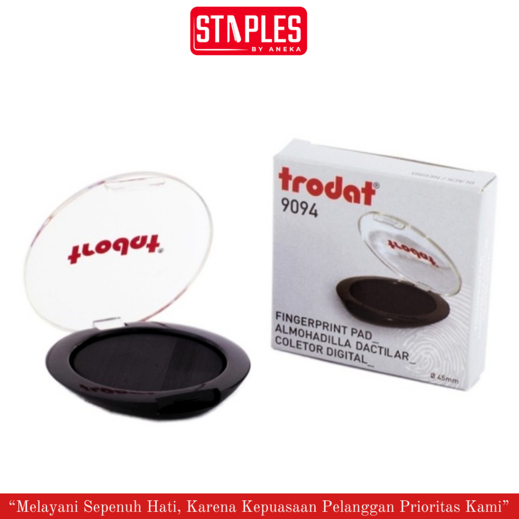 

Bantalan Cap Sidik Jari / Trodat Fingerprint Pad Black 9094 / Cap Sidik Jari