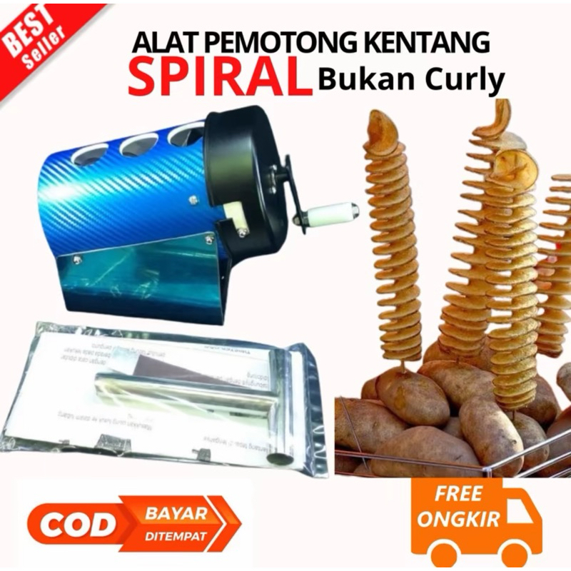 Alat Potong Kentang Spiral