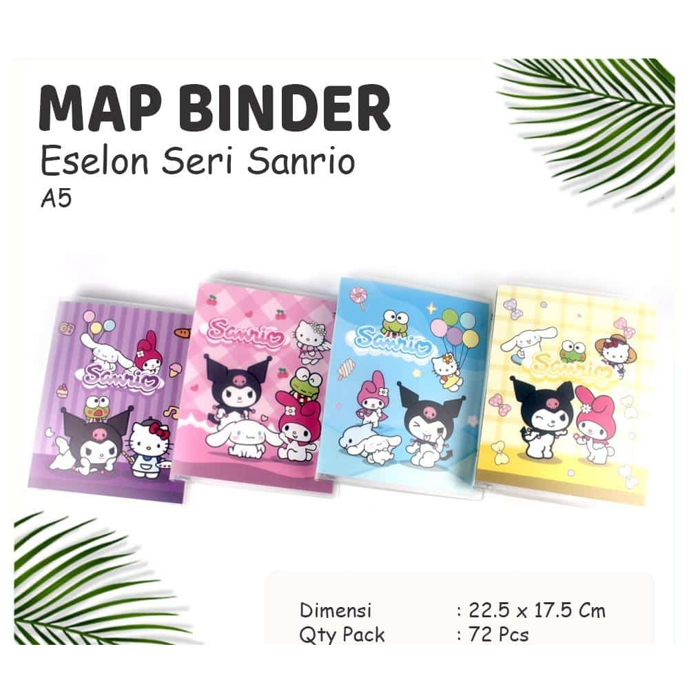 

Binder Notebook Spiral A5 Buku Jurnal Lucu Sanrio