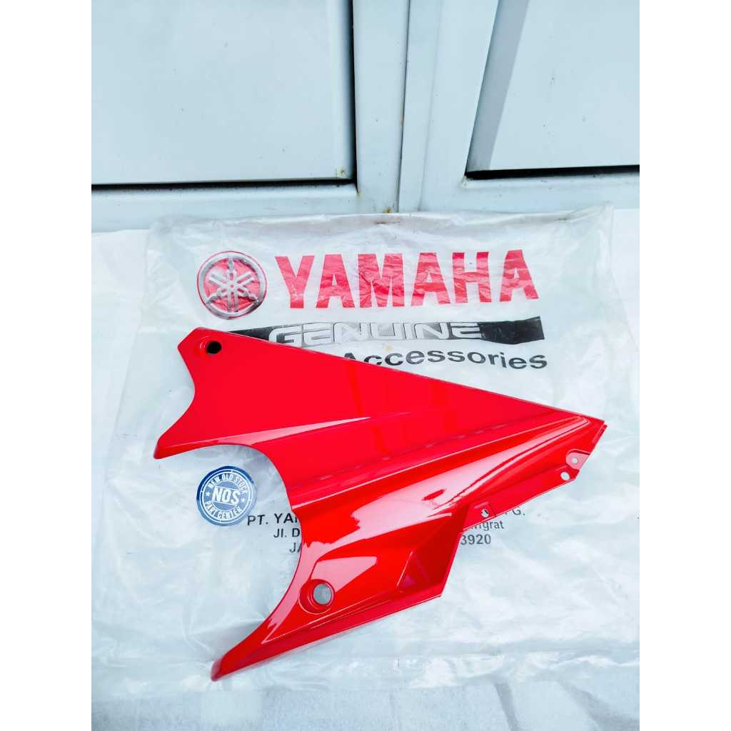 COVER LOWER COVER SAYAP FAIRING KAP BAWAH KIRI YAMAHA R15 R 15 WARNA MERAH ORIGINAL ORISINIL ORI ASL