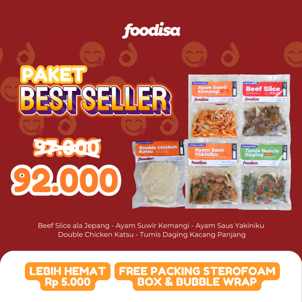 

PAKET BEST SELLER - Foodisa Frozen Food Lauk Sayur Praktis Kirim instant Lauk Frozen Lauk Instant Lauk Siap Saji Makanan Siap Saji