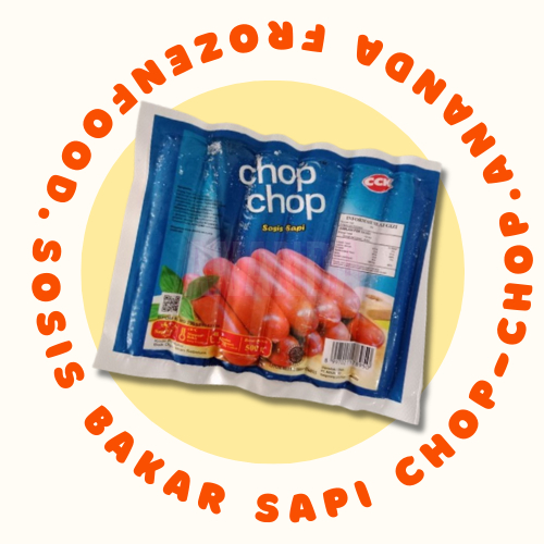 

sosis bakar sapi chop chop 500gr isi 10pcs - Ananda frozen food