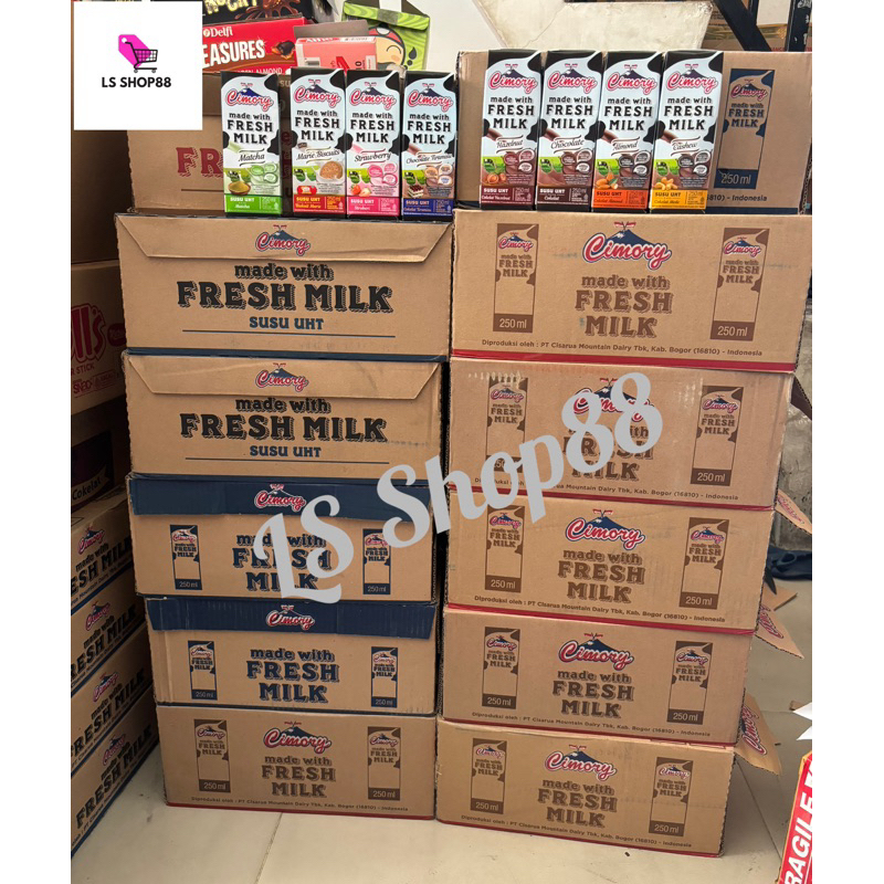 

Susu CIMORY UHT Fresh Milk 250 ML 1 Dus ( 24 pcs) / Karton