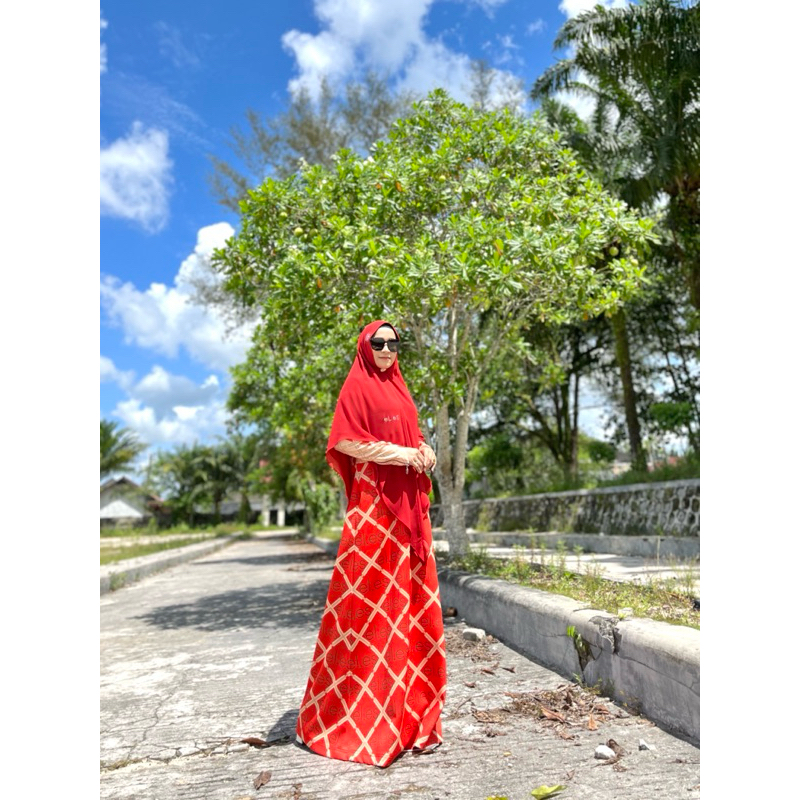 ELES HAMRA SET KHIMAR BY LINA SUKIJO