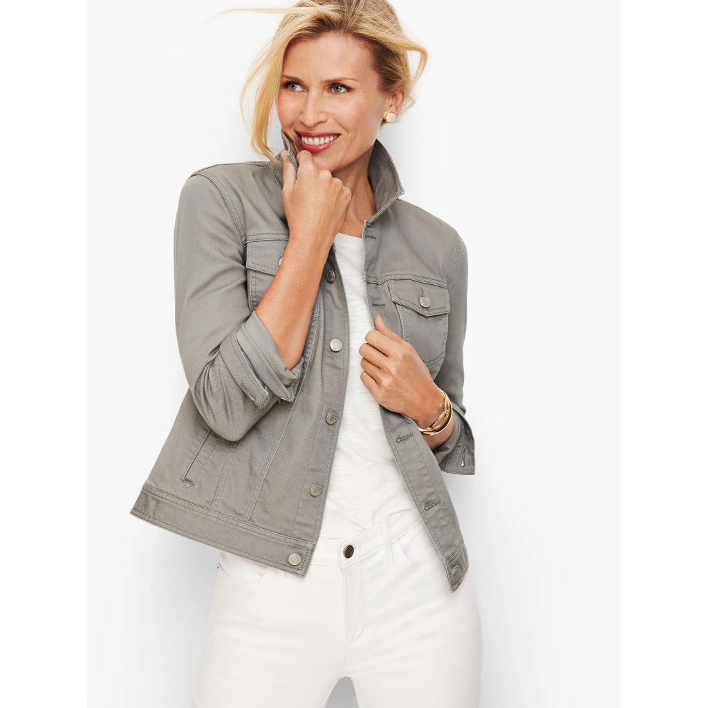 IK Jacket Talbots Classic Jean Solid