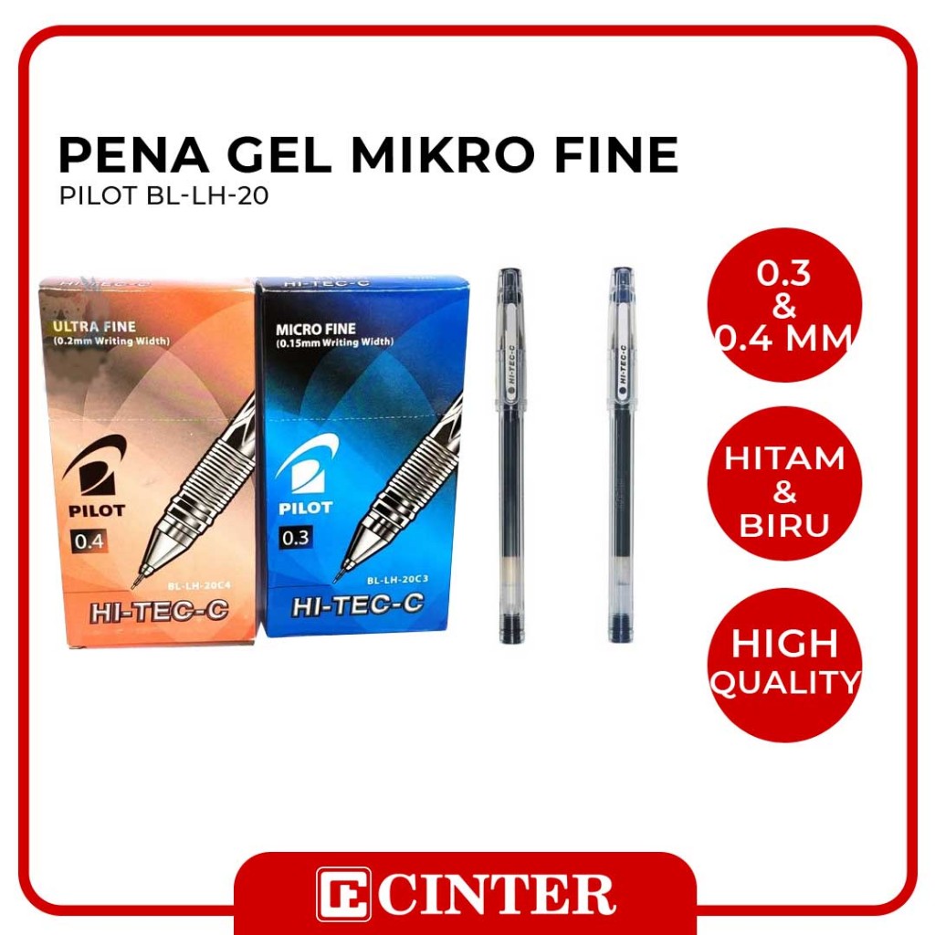 

PILOT - BOLLPOIN / PULPEN / PEN / PENA BL LH 20 HI TECH