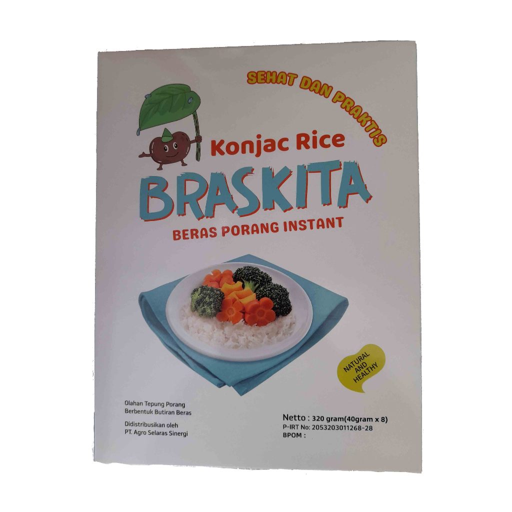 

BRASKITA BERAS PORANG INSTANT 8X40GR BOX