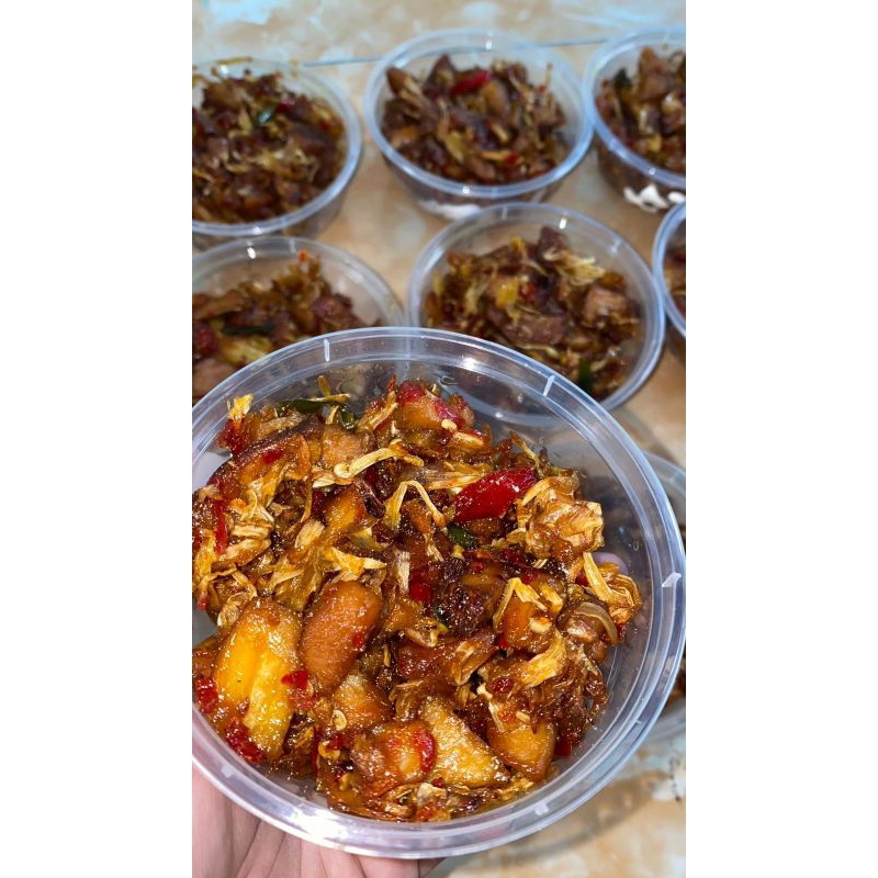 oseng mandai pedas