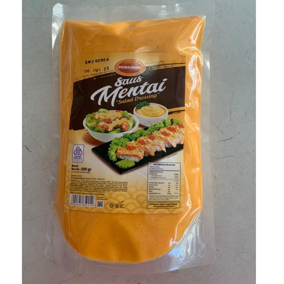 

Primaagung Saus Mentai / Salad Dressing 500 Gram