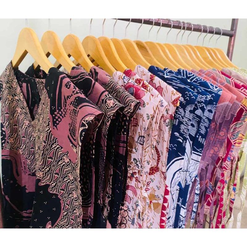 promo/batiku/batik Medan/ready/bolero batik/luaran batik/batik kantor