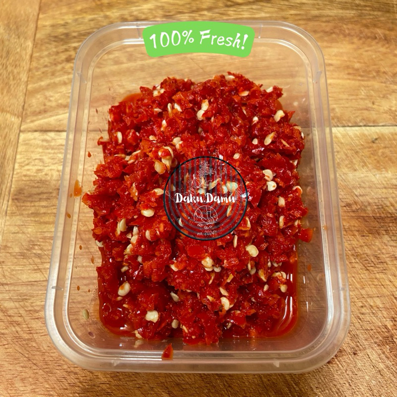 

KIRIM INSTANT/SAMEDAY Cabe Merah / Cabe Ijo Keriting Giling 100gr