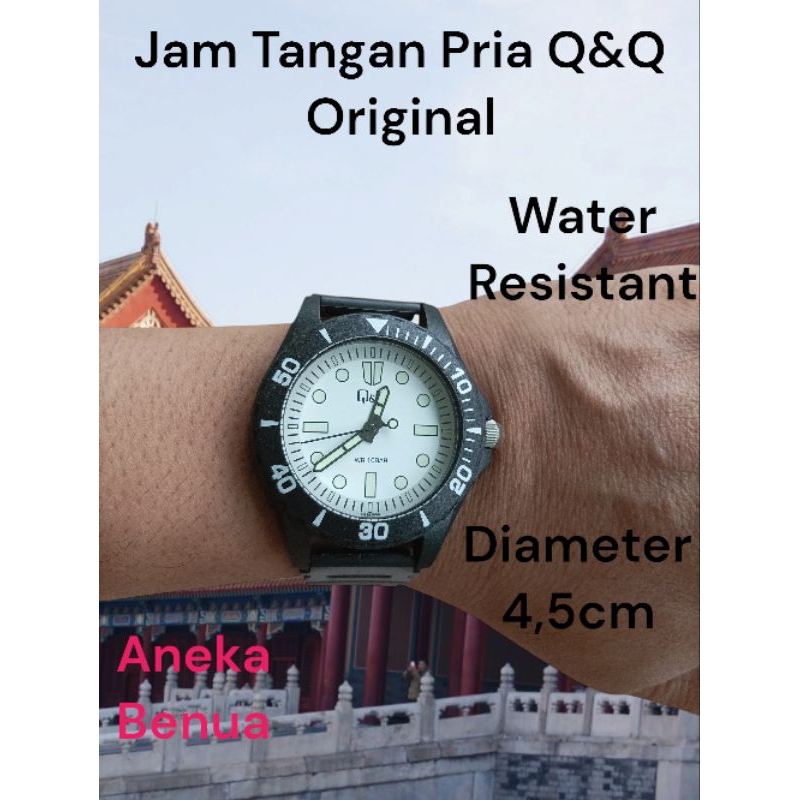 Jam Tangan Q&Q ORIGINAL, Jam Tangan Pria,Jam Tangan Anti Air