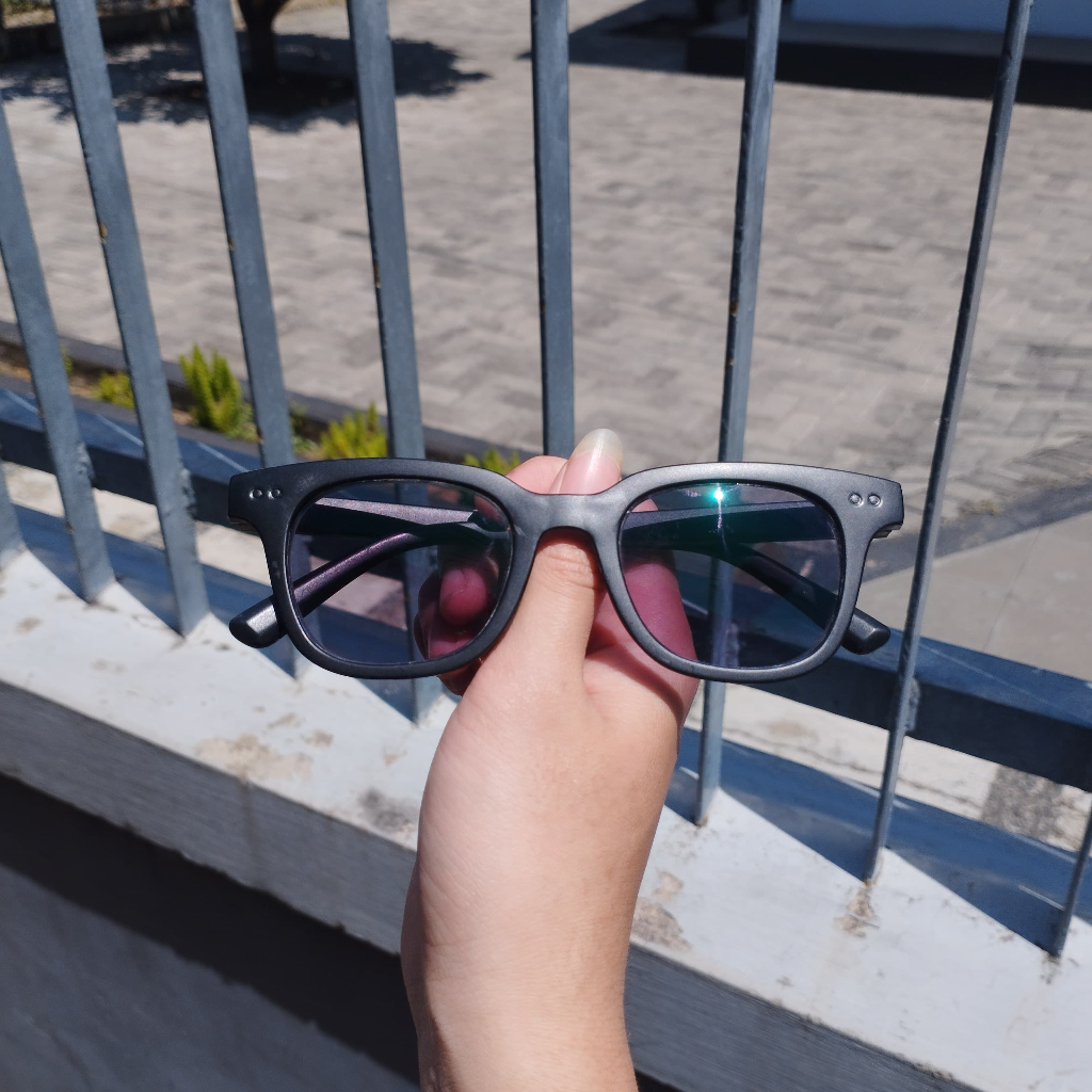 Kacamata Gaya Vincent Logo V Custom Photocromic Pria Wanita Free Box Dan Lap - Zodiac Series - VIRGO