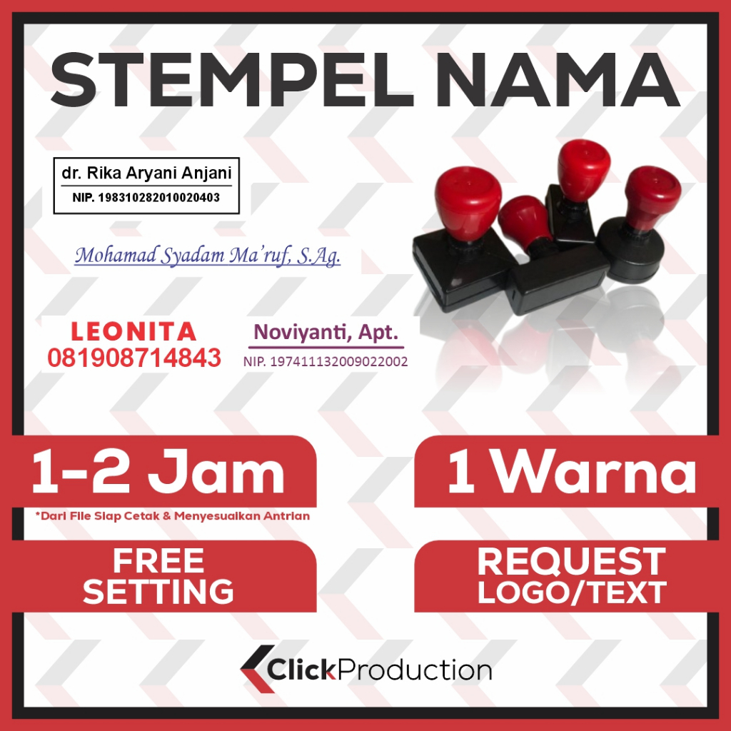 STEMPEL FLASH NAMA