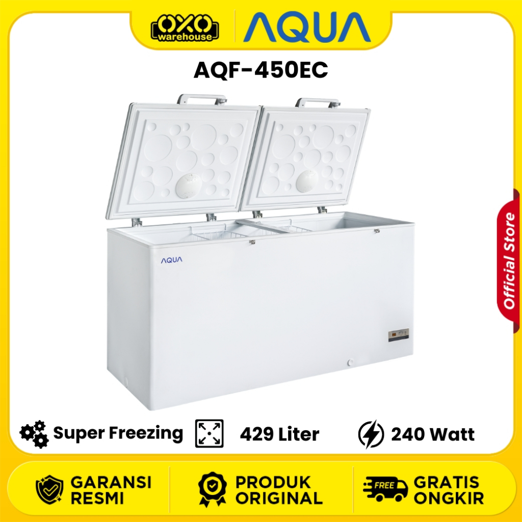 AQUA Chest Freezer AQF-450EC Kapasitas 429 Liter