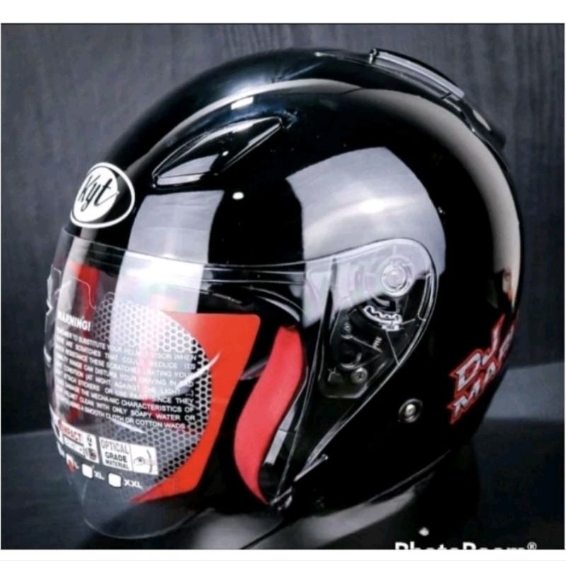 HELM KYT DJ MARU HITAM ORIGINAL 100%  PULL WARNA